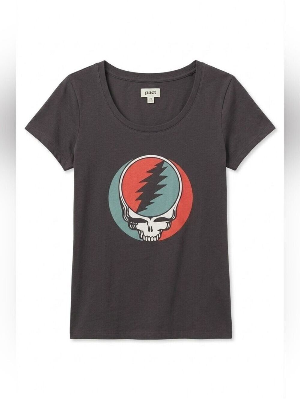 Pact Grateful Dead Usual Suspects Organic Cotton Fair Trade T-Shirt, XS